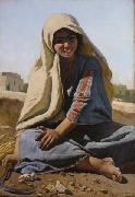 Charles Verlat The Girl from Bethlehem oil